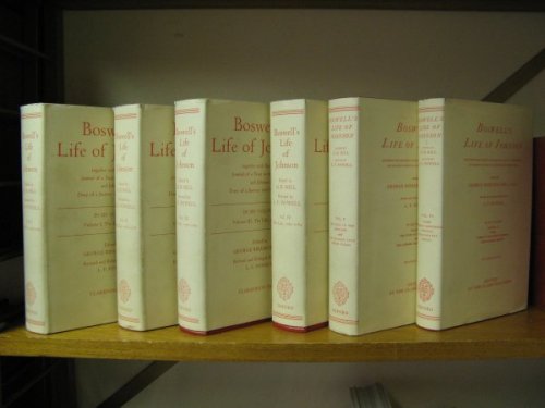 Boswell's Life of Johnson, Volume 1-6