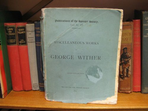 Miscellaneous Works, Third Collection