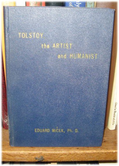 Tolstoy the Artist and Humanist