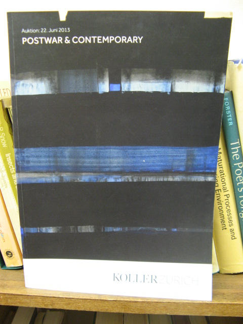 Koller Zurich: Postwar & Contemporary, 22 Juni 2013