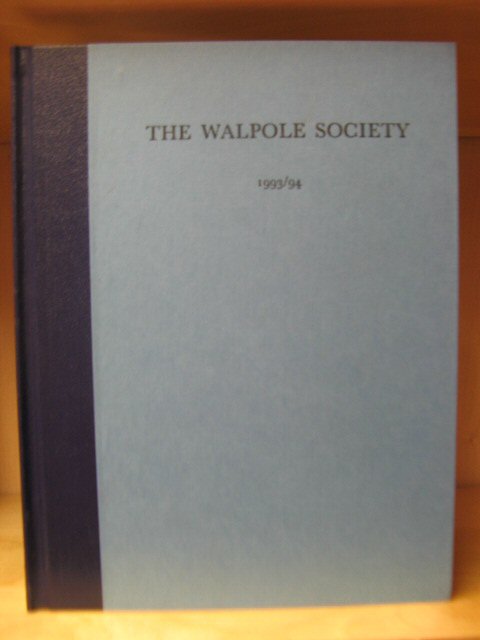 The Fifty-Seventh Volume of the Walpole Society 1993/1994