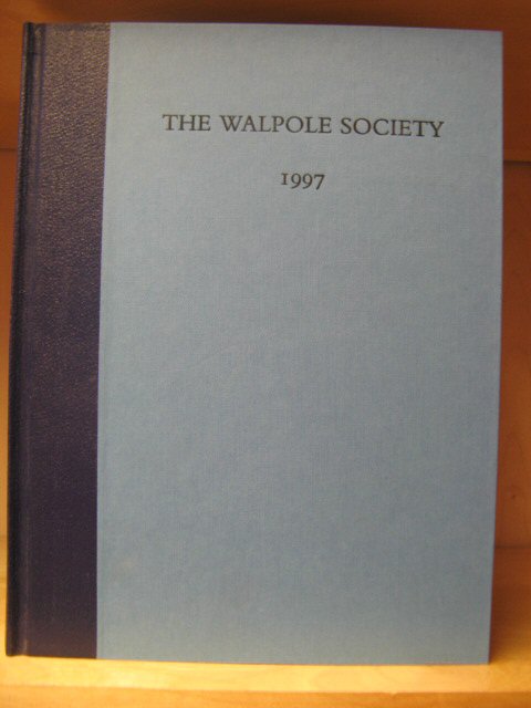 The Fifty-Ninth Volume of the Walpole Society 1997