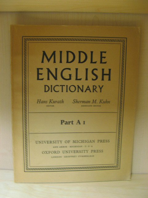 Middle English Dictionary, Part A I: Affrai
