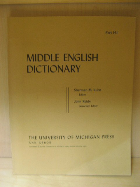 Middle English Dictionary, Part H.1: Grith - Hastie