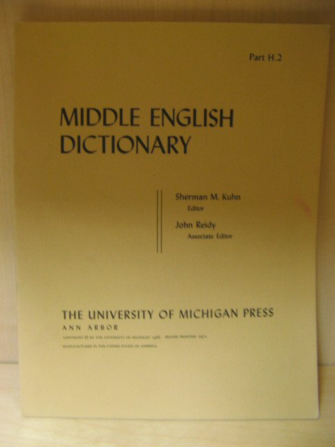 Middle English Dictionary, Part H.2: Hastie - Hennes-fore-ward