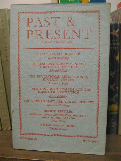 Past & Present: A Journal of Scientific History, Number 28, July 1964