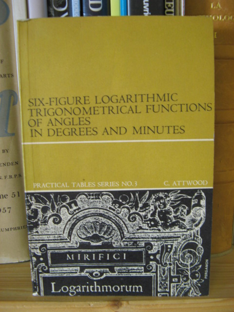 Six-Figure Logarithmic Trigonometrical Functions of Angles in Degrees and Minutes