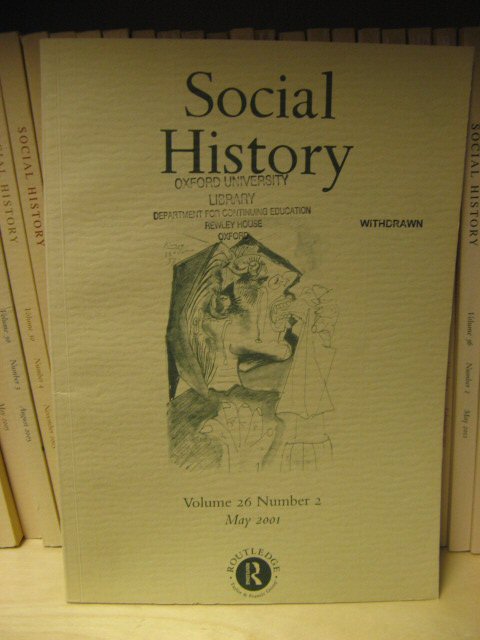 Social History: Volume 26, Number 2, May 2001