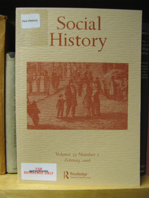 Social History: Volume 33, Number 1, February 2008