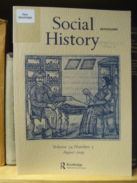 Social History: Volume 34, Number 3, August 2009