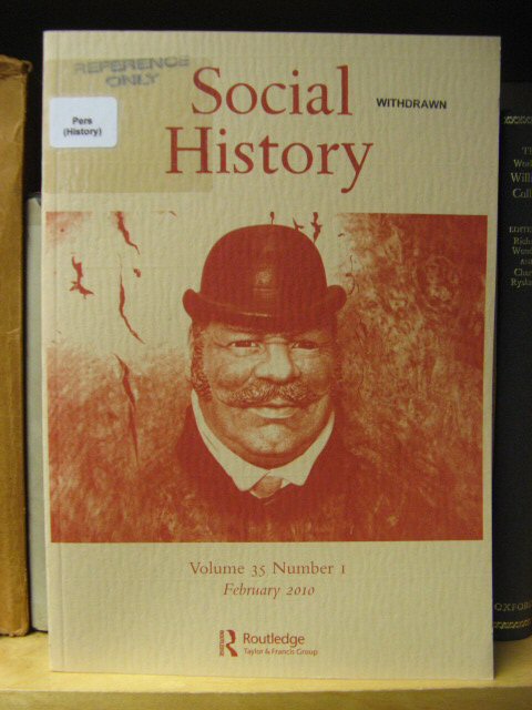 Social History: Volume 35, Number 1, February 2010