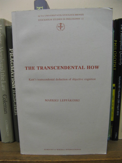 Transcendental How: Kant's Transcendental Deduction of Objective Cognition
