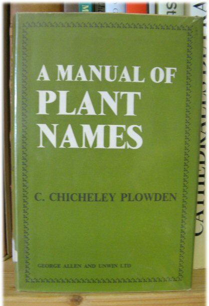 A Manual of Plant Names