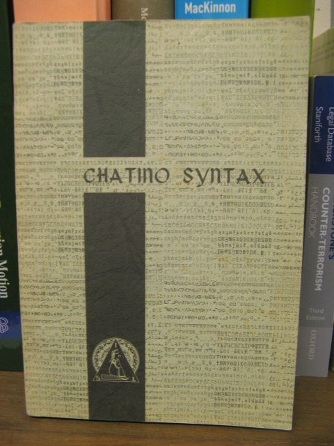 Chatino Syntax