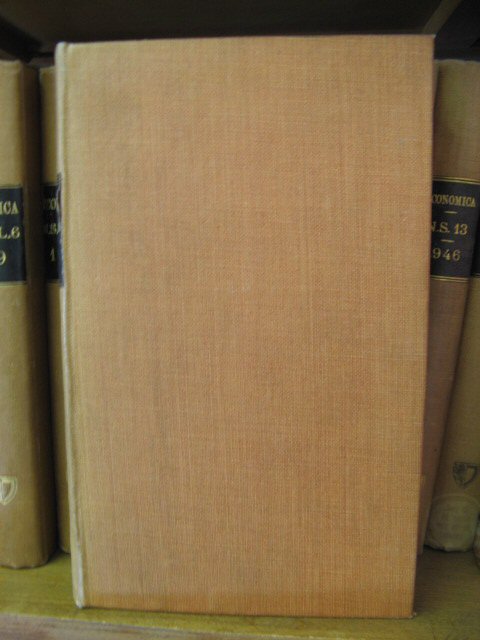 Economica: New Series, Volume X, Numbers 37-40 (1943)