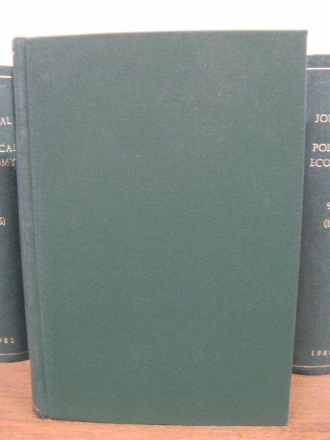 Journal of Political Economy, Volume 96, (1-3)