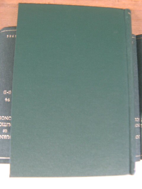 Journal of Political Economy, Volume 100, (1-3)