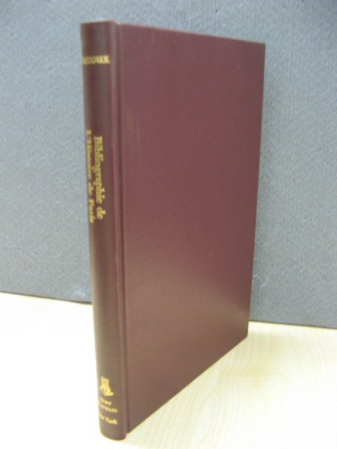 Essai De Bibliographie Critique Des Generalites De l'Histoire De Paris (Burt Franklin Bibliography and Reference Series)