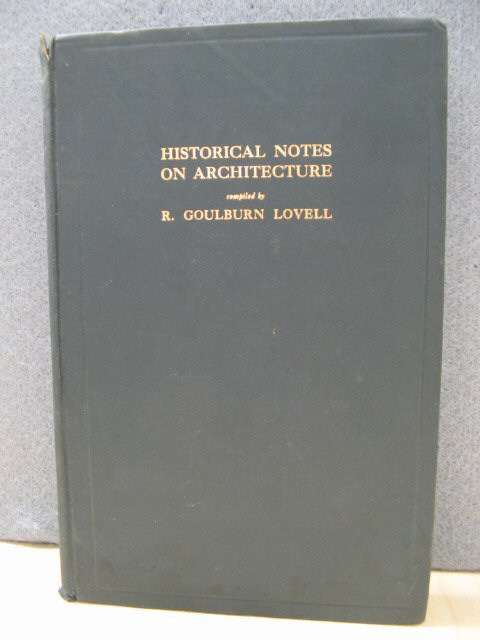Historical Notes on Architecture