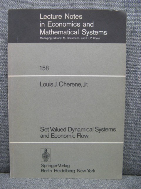 Set Valued Dynamical Systems and Economic Flow: Volume 158