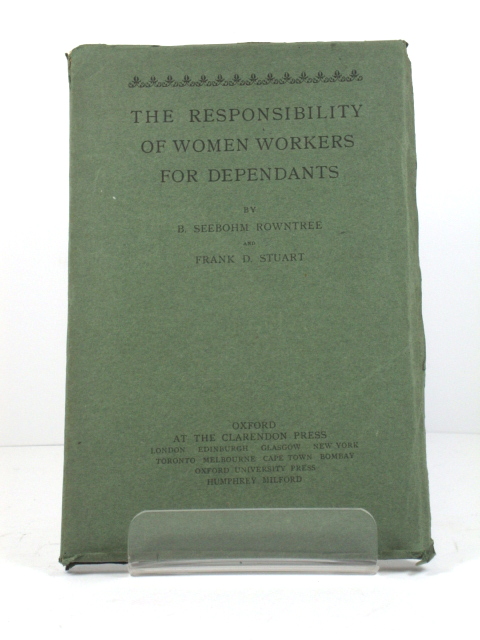 The Responsibility of Women Workers for Dependants