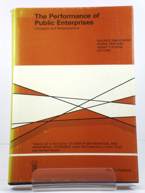 The Performance of Public Enterprises: Concepts and Measurement