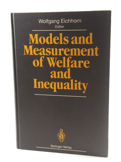 Models and Measurement of Welfare and Inequality