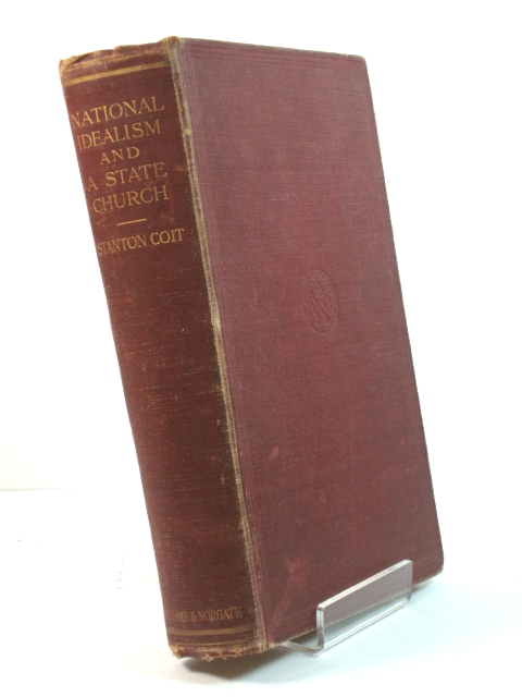 National Idealism and a State Church: A Constructive Essay in Religion