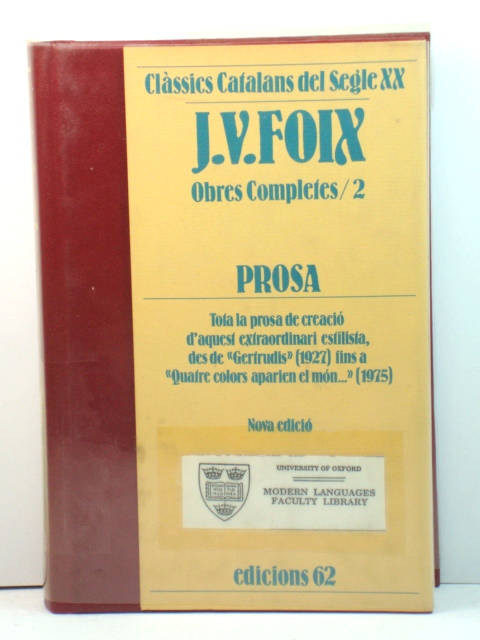Obres Completes II: Prosa