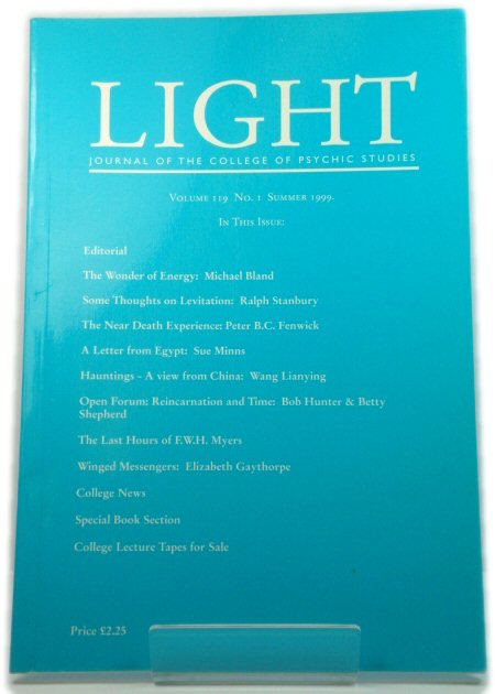 Light, A Review of Spiritual and Psychic Knowledge: Vol. 119, No. 1, Summer 1999