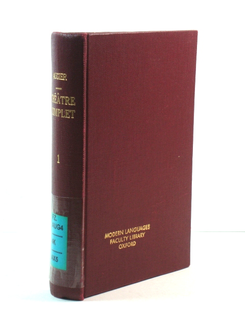 ThEatre Complet De Emile Augier de l'acadEmie FranCaise I: La ciguE un homme de bien - l'aventuriEre - l'habit vert gabrielle - le joueur de Flute