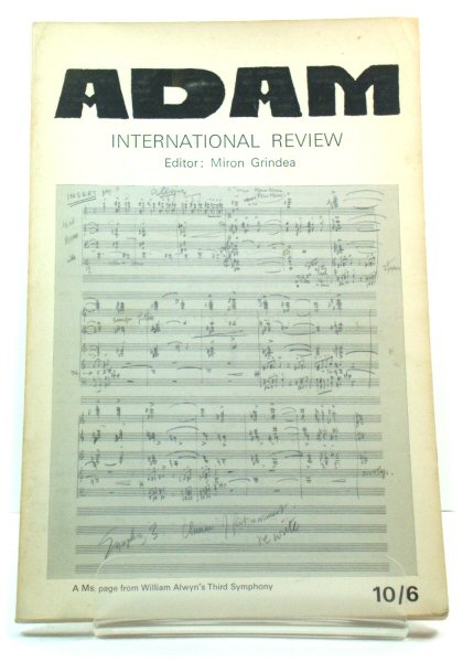 ADAM International Review: A Literary Quarterly in English and French: Vol. XXXII, Nos. 316-17-18
