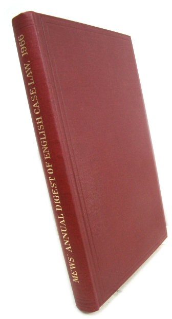 Mews' Digest of English Case Law 1966