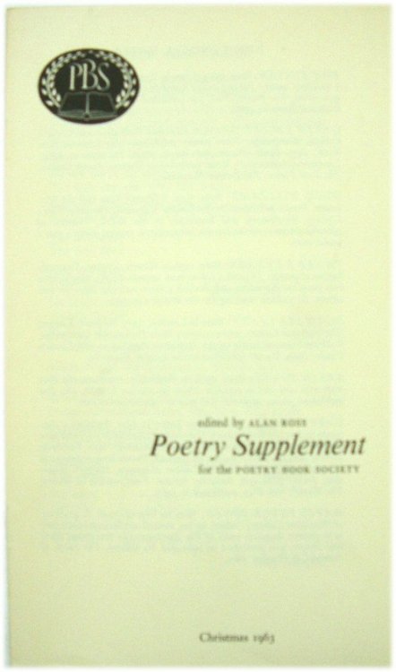 Poetry Supplement: Christmas 1963