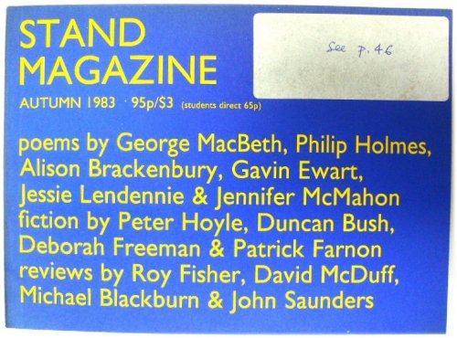 Image for Stand Magazine: Autumn 1983, 24 No 4: Incorporating Three Arts Quarterly and the North East Arts Review Stand Magazine: Autumn 1983, 24 No 4: Incorporating Three Arts Quarterly and the North East Arts Review