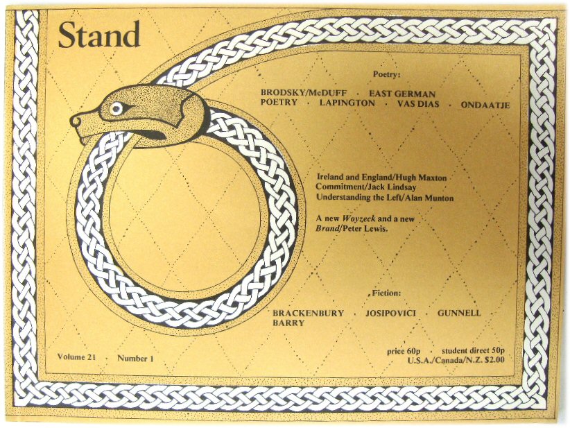 Image for Stand: Volume 21 No. 1 - Incorporating Three Arts Quarterly and the North East Arts Review Stand: Volume 21 No. 1 - Incorporating Three Arts Quarterly and the North East Arts Review