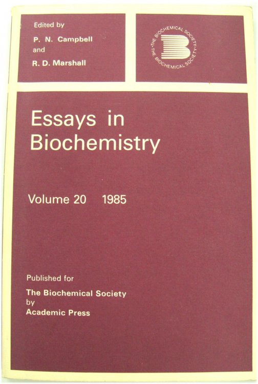 Essays in Biochemistry: Vol. 20, 1985