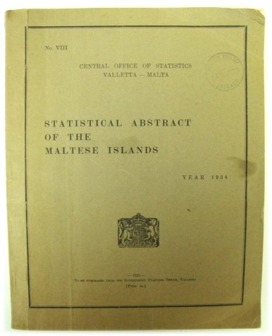 Statistical Abstract of the Maltese Islands