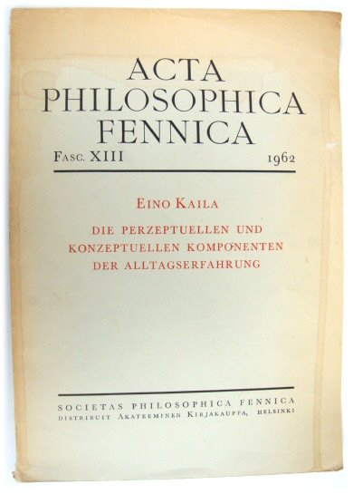 Die Perzeptuellen Und Konzeptuellen Komponenten Der Alltagserfahrung