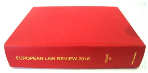 European Law Review 2018, Volume 43