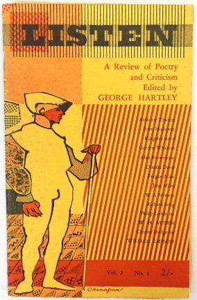 Listen: A Review of Poetry and Criticism. Volume 2, No.1