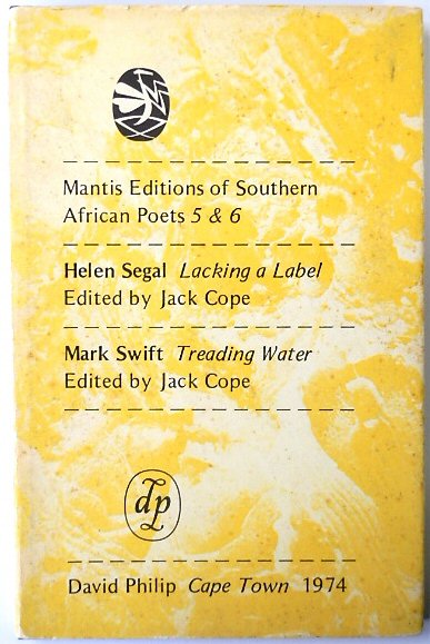 Mantis Editions of Southern African Poets 5 & 6