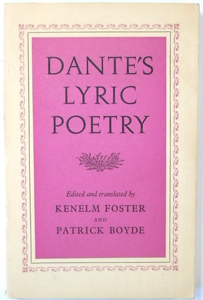 Dante's Lyric Poetry