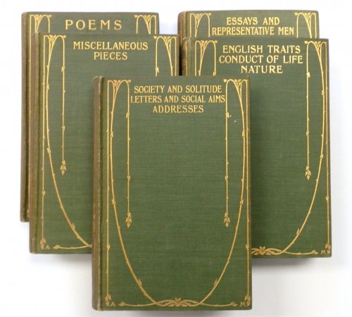 The Works of Ralph Waldo Emerson: Volume I-V Complete