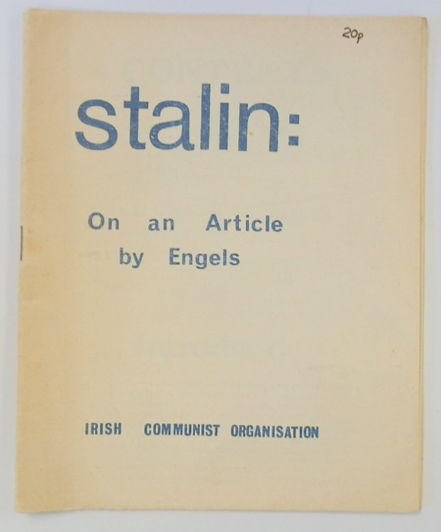 Stalin: On an Article By Engels