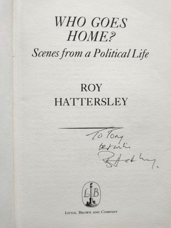 Who Goes Home: Scenes from a Political Life