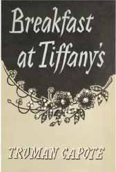 Breakfast At Tiffany's Book Cover Poster A1
