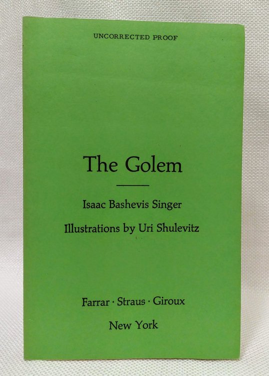 The Golem [Uncorrected Proof]