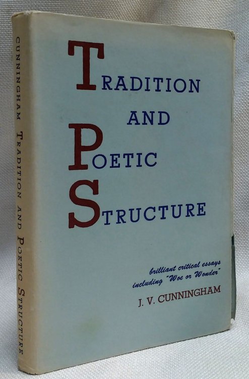 Image for Tradition and Poetic Structure Tradition and Poetic Structure