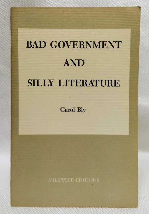 Image for Bad Government and Silly Literature Bad Government and Silly Literature